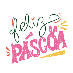 Happy Easter Text Lettering