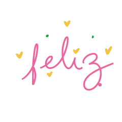 Obraz premium Happy Easter Text Lettering