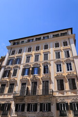 Blick in das Zentrum der Stadt Rom in Italien	