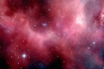 Obraz premium space background with stars and nebula