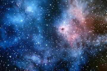 Obraz premium space background with stars and nebula