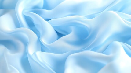 Obraz premium Abstract Light Blue Silk Fabric Texture