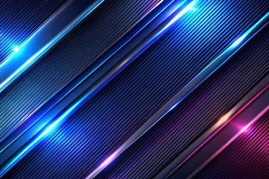 Black and blue background with neon Copy Space. milkyhexddway Backgrounds for creating advertising placements. Your ads can be here. Company logo agency Open advertising board