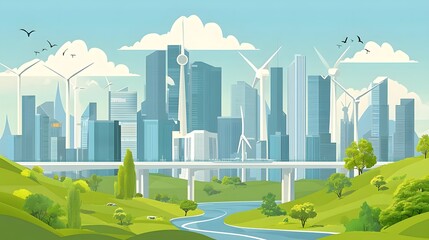 Cutting Edge Ecological Megacity Showcasing Futuristic High Tech Innovations Supporting Sustainability and Biodiversity in a Visionary Urban Environment