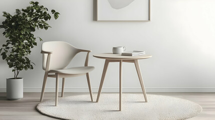 Modern Minimalist Living Room Setup