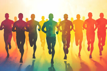 Runners Race: Endurance, Speed, Competition
