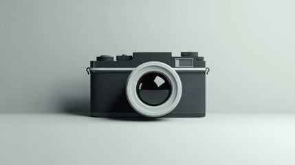 A classic camera with a sleek design, perfect for photography enthusiasts and vintage lovers