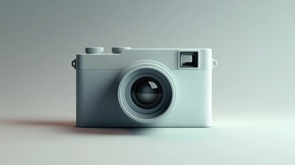 Compact Camera Design with Modern Aesthetic and Functional Features for Photography Enthusiasts
