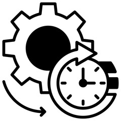 Operational Time Icon