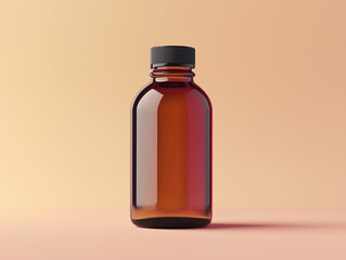 cannabis oil jar isolated on a solid color background