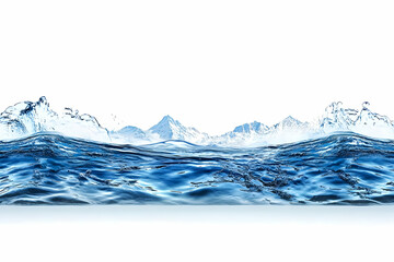 Ocean Waves and Mountain Peaks