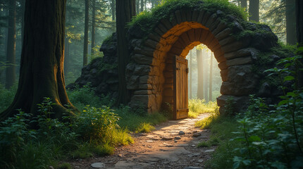 Obraz premium Timeless Arches: A Journey Through Ancient Architecture