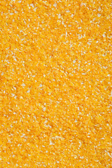 Crushed corn, texture.