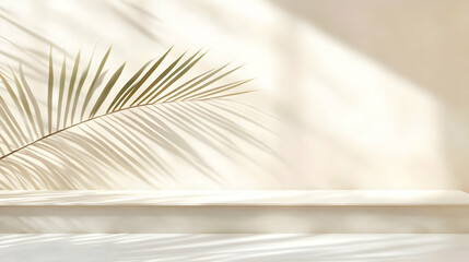 Palm Shadow Minimalist Product Display