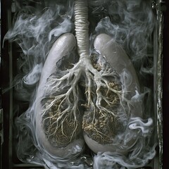 Smoking Lungs in a Box