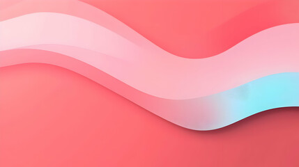 Dynamic Coral Pink Cyan Blue Pastel Gradient Abstract Background With Flowing Liquid Wave Design For Modern Trendy Wallpaper Or Presentation
