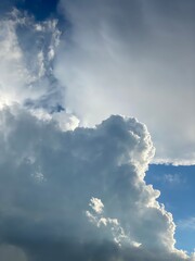 blue sky with clouds
