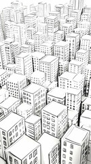 Sketch Cityscape: Urban Buildings