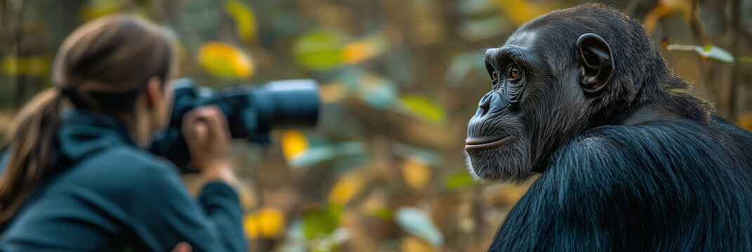 Visitors immerse in the natural habitat of chimpanzees in Gombe National Park