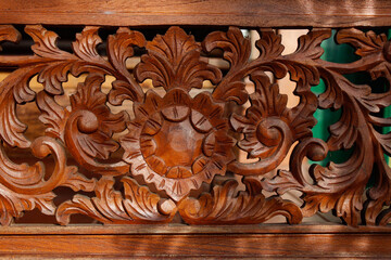 javanese wooden wall craft