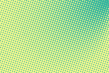 Pop art creative concept colorful comics book magazine cover. Polka dots colorful background. Cartoon halftone retro pattern. Abstract template design for poster, card, sale banner, empty bubble.