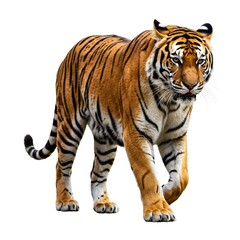 Obraz premium tiger on white background