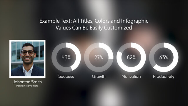 Career and Personal Development Infographic | Animated Data Elements for Progress Tracking