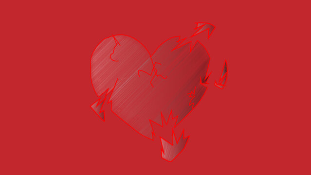 Heart of thin threads
