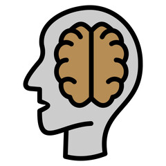 Mindset Icon Element For Design