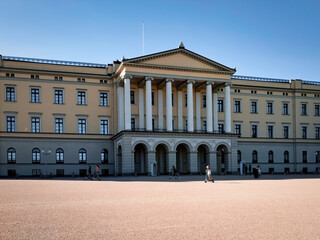 The Royal Palace in Oslo, the Official Residence of the Norwegian Monarch