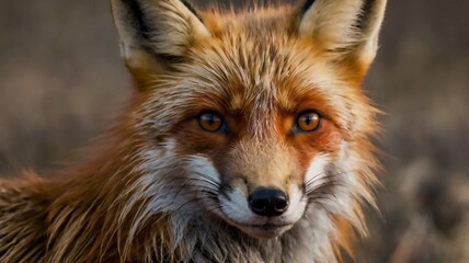 Fototapeta premium red fox portrait