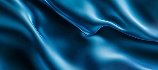 Fototapeta premium A Deep Indigo to Midnight Blue Backdrop with a Soft Glow, Creating a Smooth and Dreamy Gradient Effect