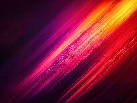 Futuristic red abstract background featuring a dynamic motion line of light representing speed and movement in space with a sleek design for digital technology concepts