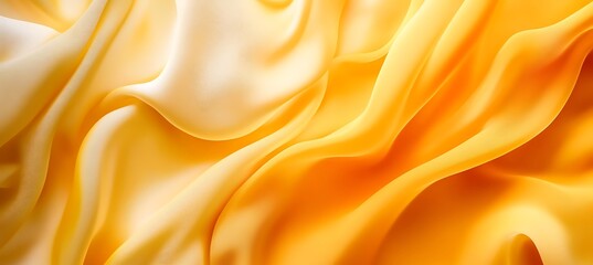 Obraz premium Bright Yellow to Soft Orange Gradient Background with a Smooth Satin Finish for a Warm and Elegant Look