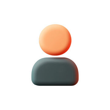 3D Admin or user icon -  PNG