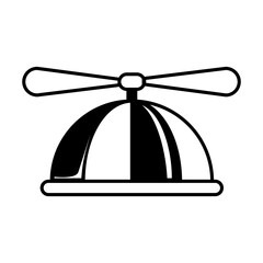 Propeller Hat Icon: Fun and Whimsical Beanie Cap with Spinning Top