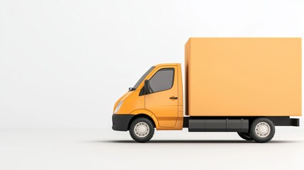 Speedy Delivery Concept with 3D Express Package on White Background for Urgent Shipping - Copy Space Available