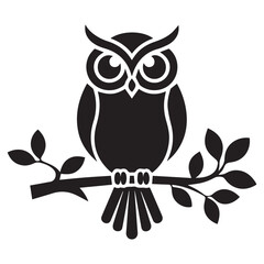 owl on branch