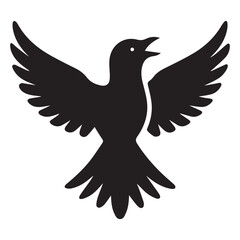 dove of peace vector on white background
