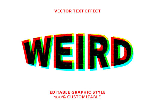 RGB Screen Digital Distorted Glitch Text Effect