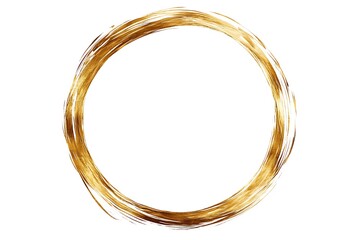 Geometric gold frame in hand-drawn design  
