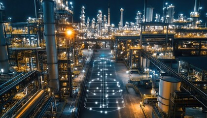Industrial IoT devices collecting data from machines to improve productivity and reduce downtime, Manufacturing, Connected and automated