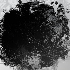 印象的な質感を表現したした抽象画