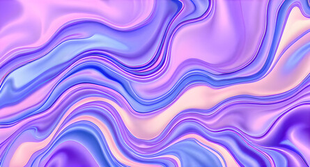 Iridescent Waves and Swirling Colors