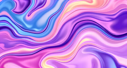 Neon Glow Liquid Swirls and Textures