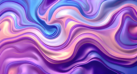 Smooth Gradient Swirling Liquid Art