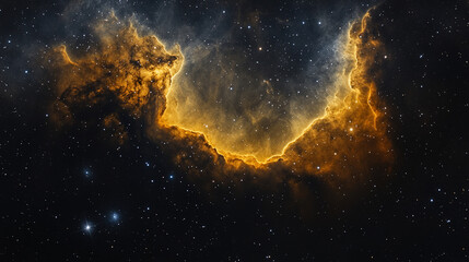 Fototapeta premium Exploring the cosmic nebula outer space astrophotography dark environment celestial viewpoint astronomy concept