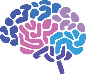 Brain idea illustration design intelligence symbol