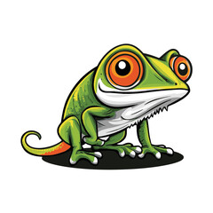 Fototapeta premium Frog Simple Vector Logo