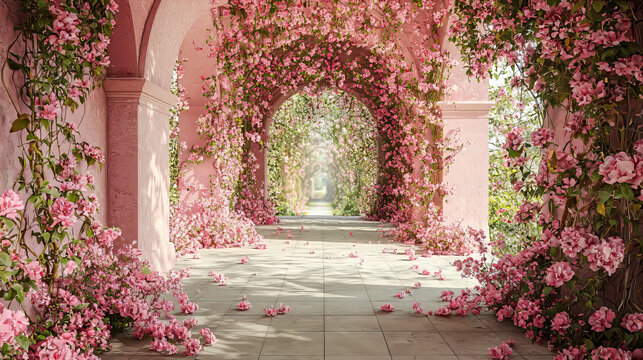 Spring Floral Backdrop Background